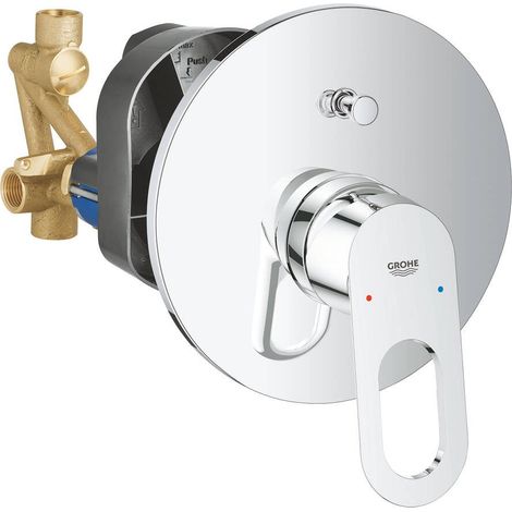 Grohe BauLoop - Grifo de bañera empotrado, cromo 29081000