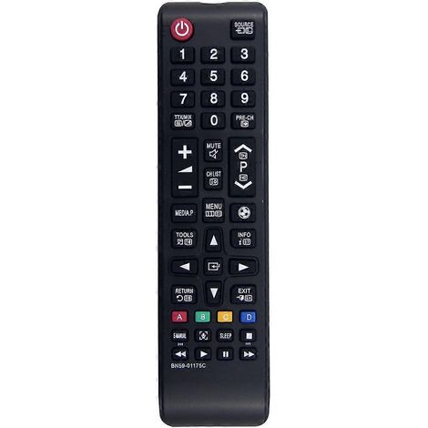 Ersatzfernbedienung BN59-01175C für Samsung Fernseher T19B300EW, T19C300EW, T23B350EW, UE19ES4000 und UE24H4070 (1/5)