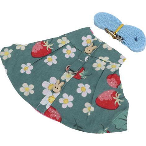 Ensemble harnais et laisse pour lapin, harnais et laisse réglables pour furet, cochon d'Inde et hamster. (1/5)