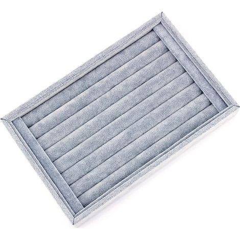 Boîte de Présentation de Bijoux pour Bagues, Plateau, Organisateur pour Clous D'oreilles, Design Unique et Tendance, Idéal pour la Décoration Intérieure D'un Magasin ou Coiffeuse, Matière (1/5)
