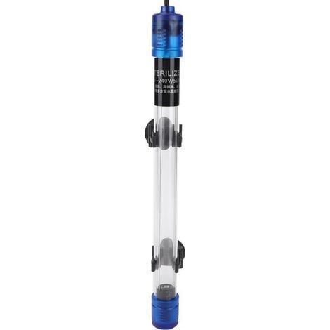 Lampe de stérilisation UV Réservoir de poissons Aquarium Sous-marin de désinfection de l'eau Lumière (13W) -Vvikizy (1/4)