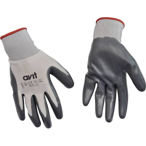AVIT AV13072 Nitrile Guanto da lavoro Taglia (Guanti): 9, L EN 397 1 pz.