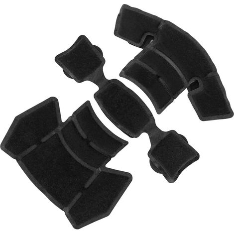 Système de doublure pour casque de combat avec rembourrage en mousse à mémoire de forme intégré, accessoires pour coussinets de casque, noir. (1/5)