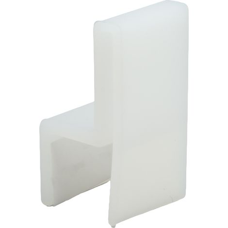 10 Silikon-Eckenschützer, H-förmig, 2,5 x 2,5 x 4,7 cm, sicher und flexibel für Möbelecken, transparent, für die linke Seite. (1/5)