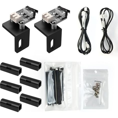 Lot de 2 interrupteurs de fin de course pour machine à graver laser SCULPFUN S9/S10, interrupteur standard, double positionnement et fonction de positionnement à domicile ouvert, accessoires (1/5)