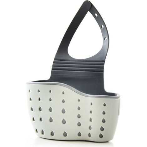 Organizador de encimera - soporte para paños de cocina - organizador para armario de fregadero - soporte para esponjas - soporte para esponjas - estante para fregadero de cocina - soporte para jabón - (1/2)