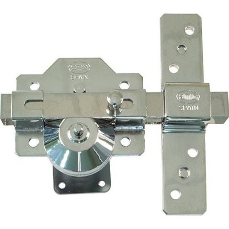 AMIG JUEGO CERROJO LLAVE/BOTON+BOMBILLO 40+30 ANTIBUMPING CROMO