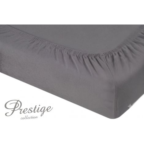 Jersey-Spannbettlaken 140x200 Graphite Prestige Kollektion 160 g/m²