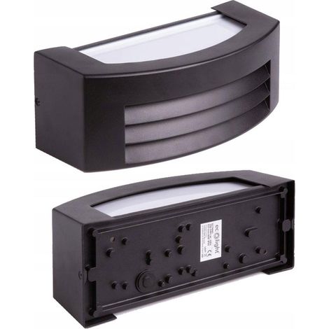 Applique esterna parete 1xE27 IP54 nera Ecolight EC79083 (1/3)