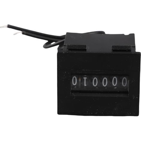Compteur électromagnétique 6 chiffres, totalisateur industriel électronique sans fonction de remise à zéro LY-0624V (1/5)