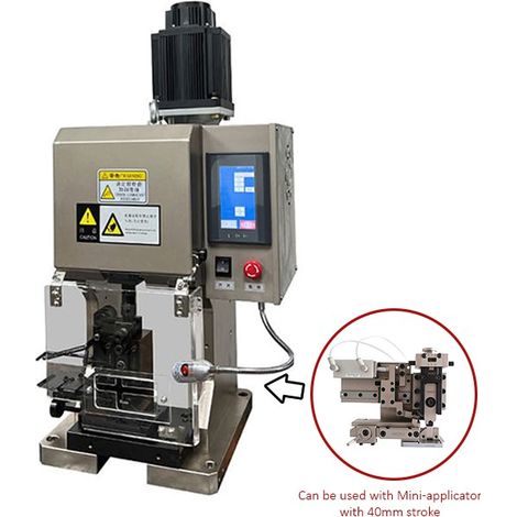 Pressa da 8.0T per l'aggraffatura con miniapplicatori corsa 40mm