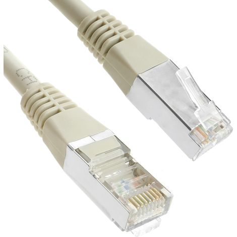 BeMatik - Câble réseau Ethernet FTP Cat.6a gris 0,5 m (1/5)