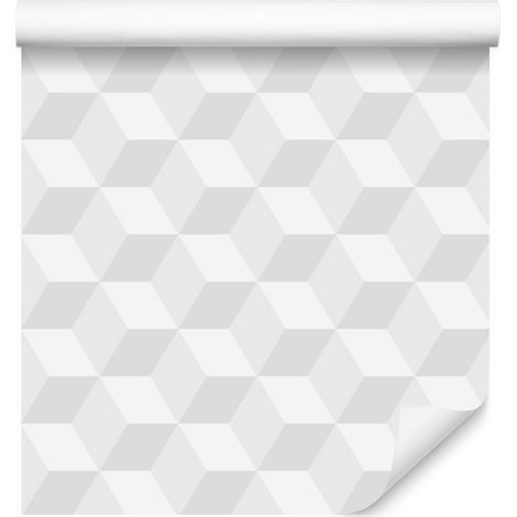 Papel pintado moderno con estampado geométrico para salón y dormitorio, 50x1000 cm. (1/5)