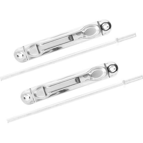 Loquets de porte légers lot de 2 en acier inoxydable (1/5)