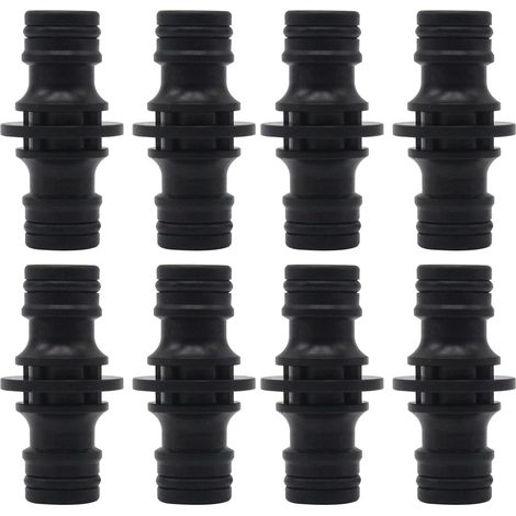 8 Pièces Raccord Tuyau d'Arrosage,1/2 Pouce Double Fiche Connecteur Jardin (1/5)