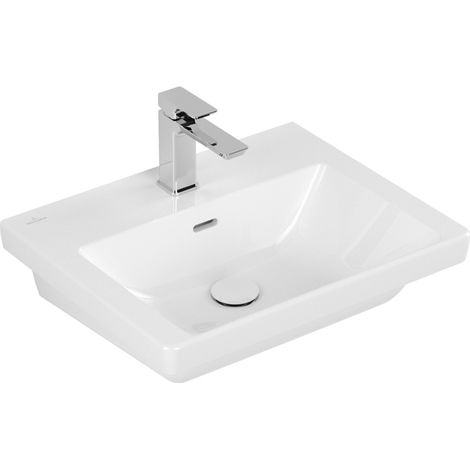 Villeroy & Boch Subway 3.0 Waschbecken, 1 Hahnloch, mit Überlauf, (1/4)