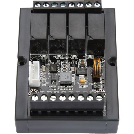 Carte de commande industrielle PLC FX1N-10MR module relais programmable temporisé avec boîtier (1/5)