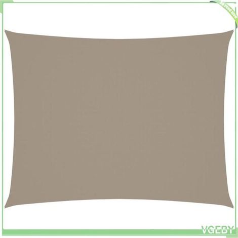 Voile de parasol - FAFEICY - 135440 - Rectangulaire 5x7 m - Tissu Oxford enduit PU - Anti-UV & étanche (1/5)