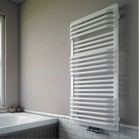 Secador de toallas eléctrico blanco - LUX - 600 watt - 84 x 50 (1/5)