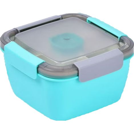 Salat-Lunchbox, Salatschüssel mit 3 Fächern, für Männer und Frauen