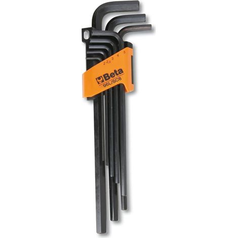 Schlüssel und Steckschlüssel Beta Tools 96l/sc8 8 Stück Stahl lang (1/2)