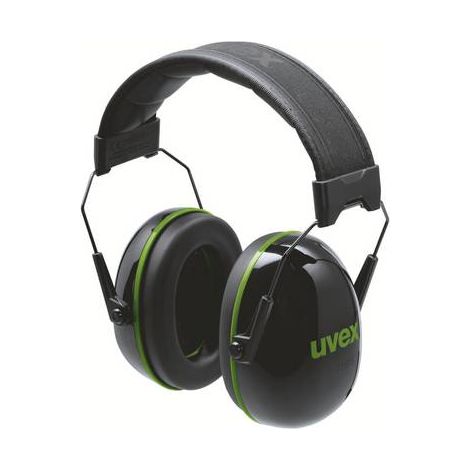 UVEX 2630010 KAPSELGEHÖRSCHUTZ UVEX SCHWARZ, GRÜN SNR 30 DB GRÖSSE L, M, S (1/3)