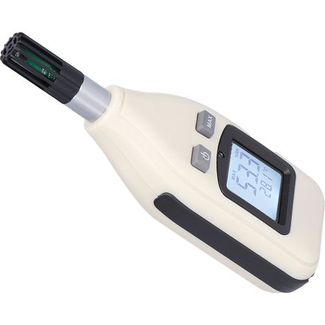 Thermomètre-hygromètre numérique de haute précision, appareil de mesure de la température et de l'humidité avec écran LCD rétroéclairé. (1/5)