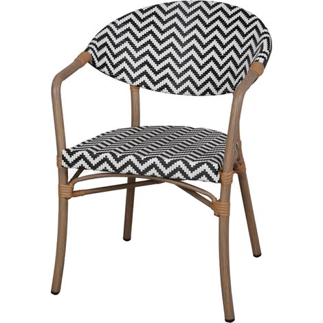 AUTRES Chaise d’extérieur avec un style bistrot - modèle 038 - noir (1/4)