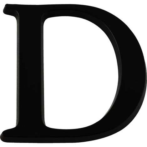 Lettre D Noire Hauteur 40mm - 4621364 (1/2)