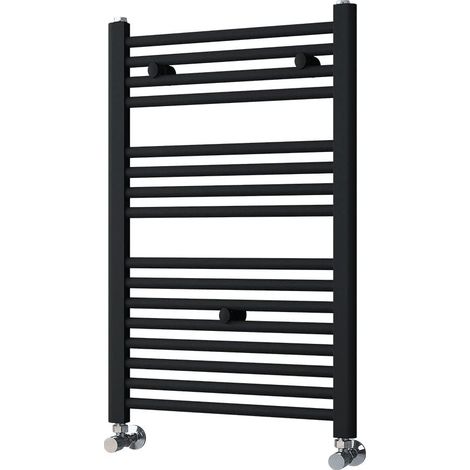 Kibath L305794 Asciugamani radiatore per integrare nel Circuito dell'Acqua Calda, Tubi in Acciaio con Finitura cromata 800x500. Valido per Rete di Riscaldamento Standard, Cromo Lucido (1/5)