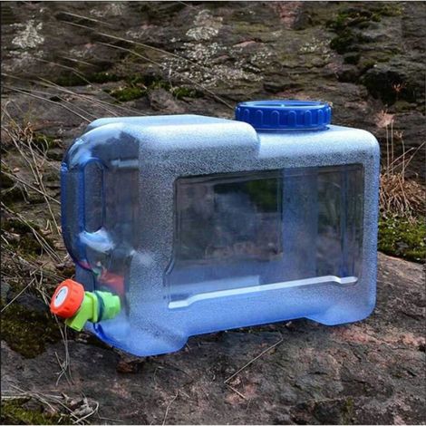 Bidon Eau - 8 L - Polycarbonate Alimentaire - Pour Camping Voiture Extérieur - 1 Pièce (1/5)
