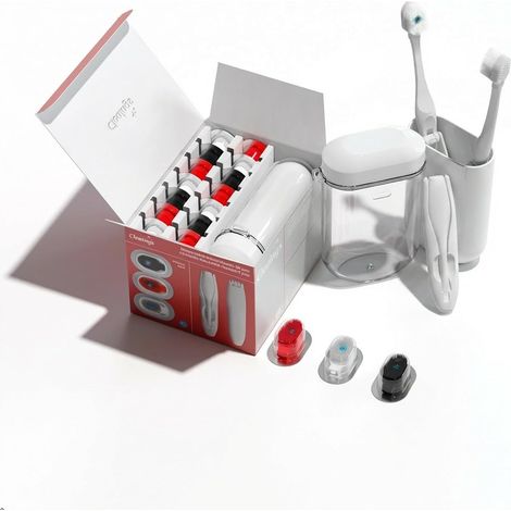 Cleaings Kit Brosse a Dent Voyage 28 Tetes, Mini Brosse a Dent Pliable avec Dentifrice, Sans Eau (1/5)