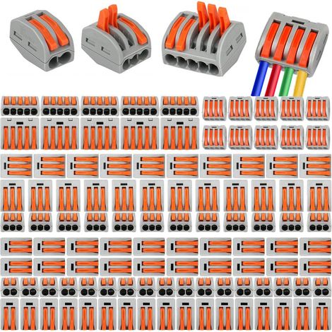 160 Connecteur, Bloc 2 Ports, 3 Ports, 4 Ports, 5 Ports, Câblage Bâtiment Industrie (1/5)