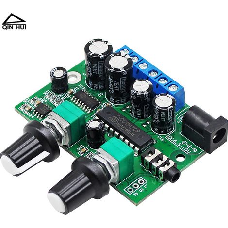 Module de modification audio DIY pour haut-parleur subwoofer 3 canaux 2.1 haute fidélité, carte d'amplificateur de haut-parleur subwoofer, 12 V CC