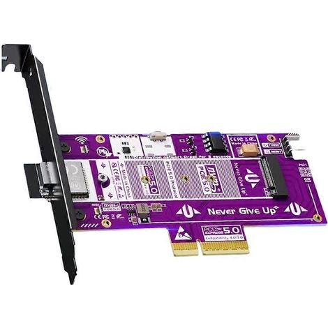 PCIe 5.0 zu M.2 Adapterkarte, Remote-Boot-Karte für Computer, NVMe PCIe 5.0 x4 zu M.2 128 Gbit/s Adapterkarte (1/5)