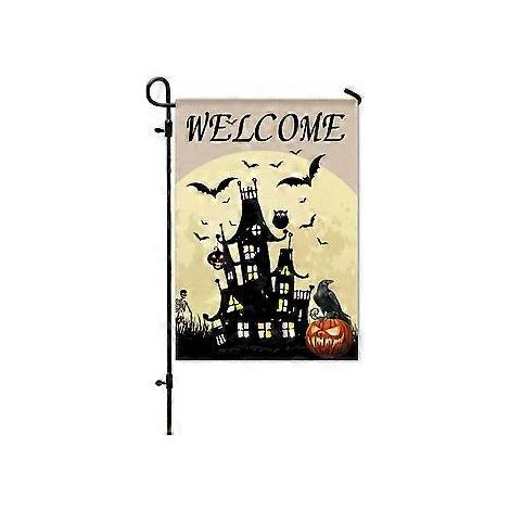Neue Halloween-Gartenflagge, Hofflagge, Kürbisflagge, Veranda-Layout, Horror-Atmosphäre-Dekorationsflagge (HYQ5-25)