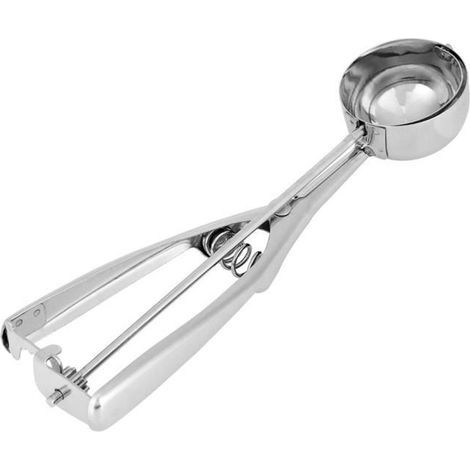 Cuillère à Glace, Boules Cuillère à Crème Glace en Acier Inoxydable pour des Cookies et Servir de la Glace, Sorbets, les ZR004 (1/4)