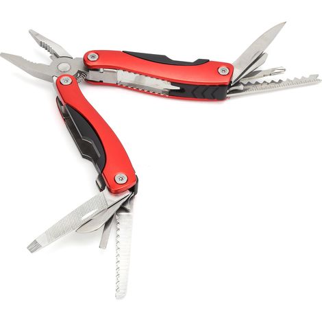 Couteau de poche, pince, outil multifonction, tournevis pliant portable, outil de survie EDC (Everyday Carry) (1/5)