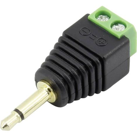 Jack 3.5 mm mâle, droit TRU COMPONENTS 93013c1115 1386611 Nombre de pôles: 2 mono noir 1 pc(s)