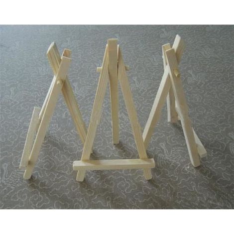 10pcs Mini-chevalet Table Bois Art Décoration (1/3)