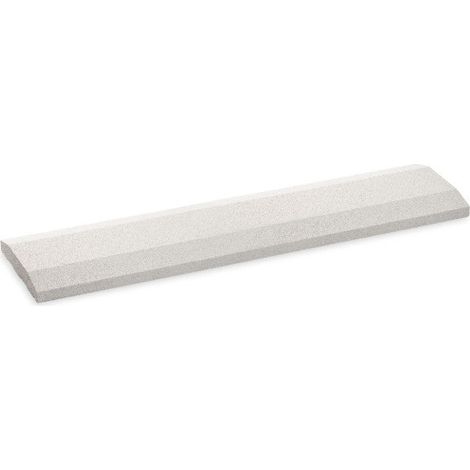 Cubremuros Cinca 1 m - Achaflanado que reduce a la mitad las juntas - 100 × 25 × 2,8 × 4,5 × 13 cm - Unidad - Blanco