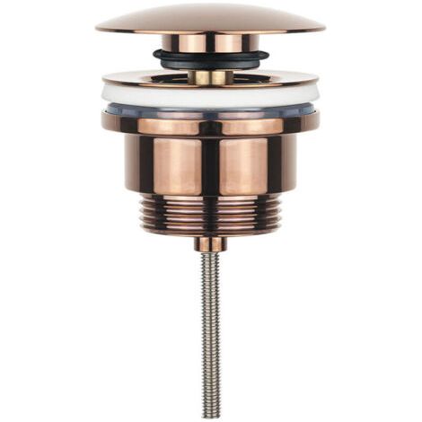 BONDE DE LAVABO UNIVERSEL CLIC-CLAC REA GOLD--or rose (1/3)