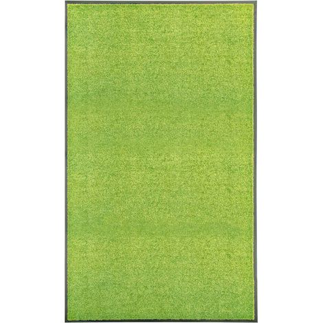 Felpudo lavable verde 90x150 cm vidaXL