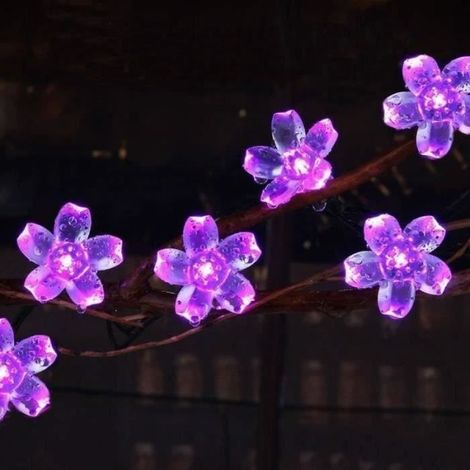 Solar LED String Lights - Rose - 50 LEDs - 7 Meters - For Outdoor Use