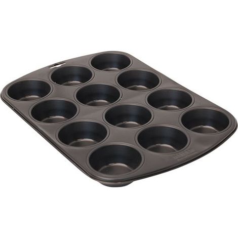 DE BUYER - MOULE 12 MUFFINS ACIER ANTI ADHESIF