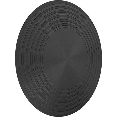 Plaque et Protection Antinoir Noire Diffuseur de Chaleur en Oxyde D'aluminium Transfert Rapide pour Réchaud à Gaz pour Cuisson en Extérieur (1/4)