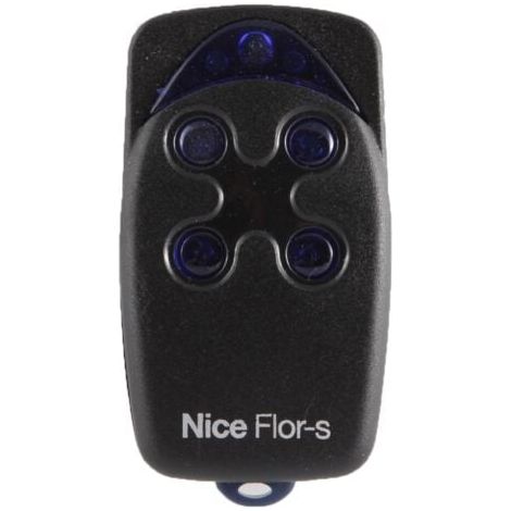Nice – Télécommande émetteur mural 4 canaux 433.92 MHz – Alimentation 12V – Programmation autoapprentissage – Pour portails et garages - FLO4R-S (1/5)