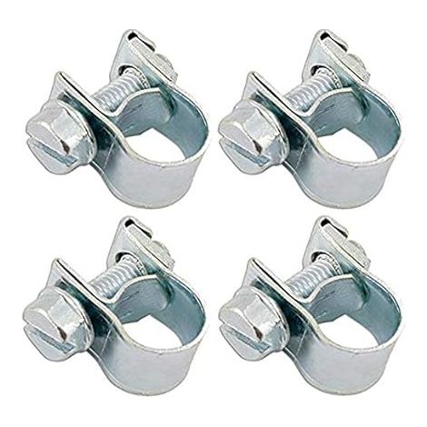 4x COLLIER DURITE ESSENCE A VISSER TONDEUSE MOTOCULTURE MOBYLETTE MOTO (6-8mm) (1/4)