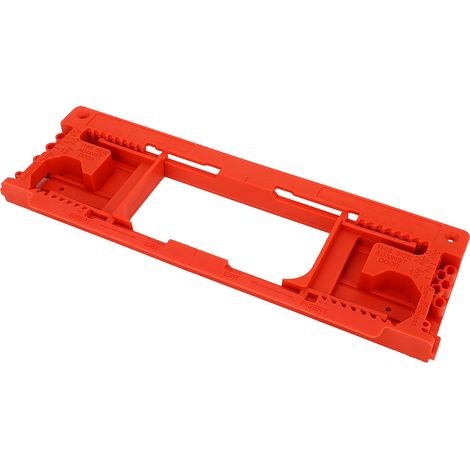 Gabarit de positionnement de charnières en plastique, kit d'installation pour charnières de 2-1/2 à 6 pouces, épaisseur de porte de 1-3/8 à 2-1/2 pouces (1/5)