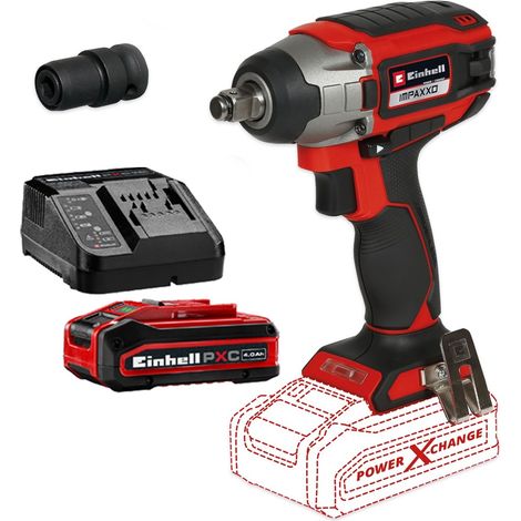 Einhell Professional 18/230 18v Cordless Brushless Impact Wrench 1/2"" + 4ah Kit (1/5)